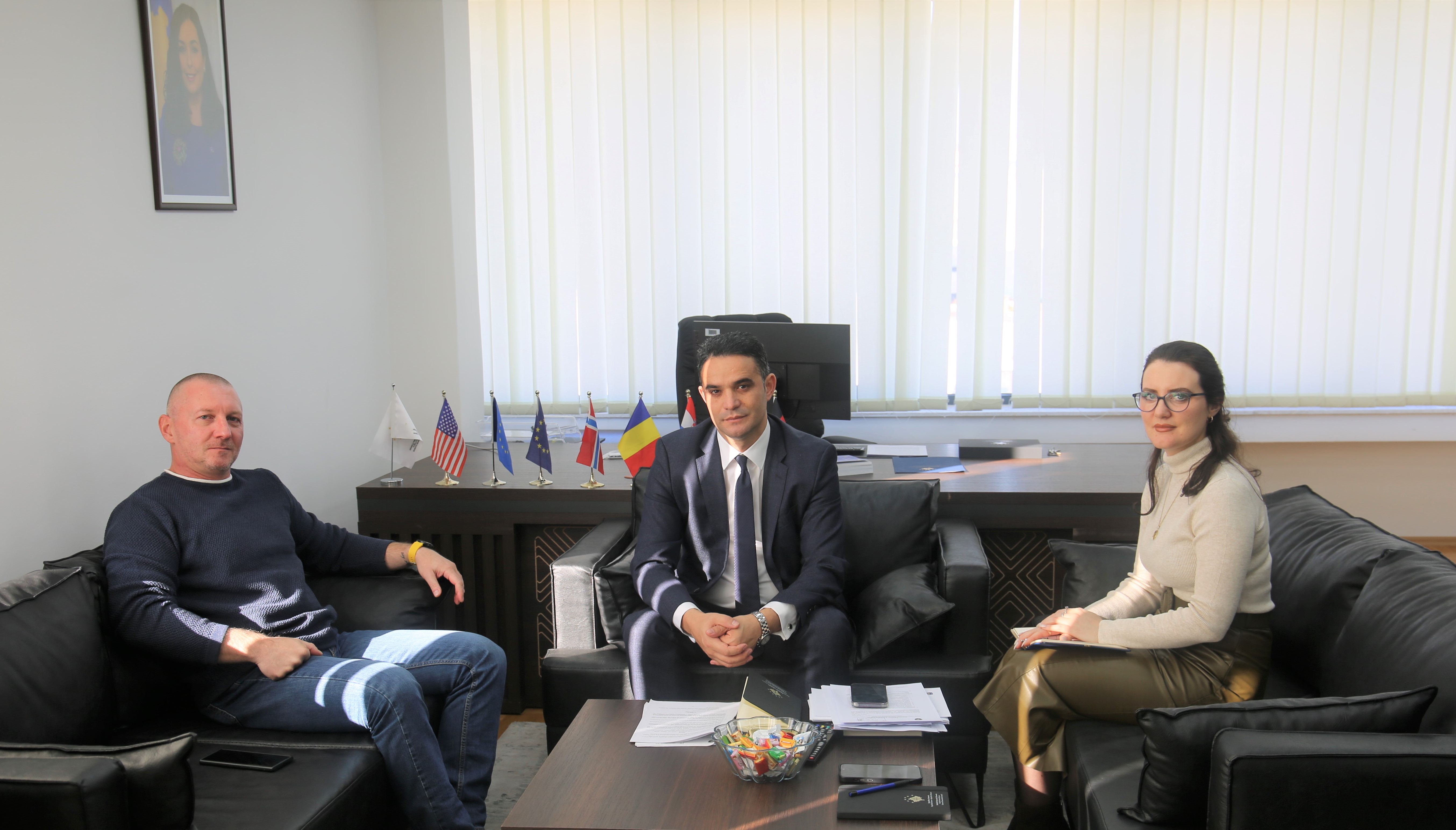 The General Director of the KPC Secretariat hosted the EUKOJUST project expert in a meeting
