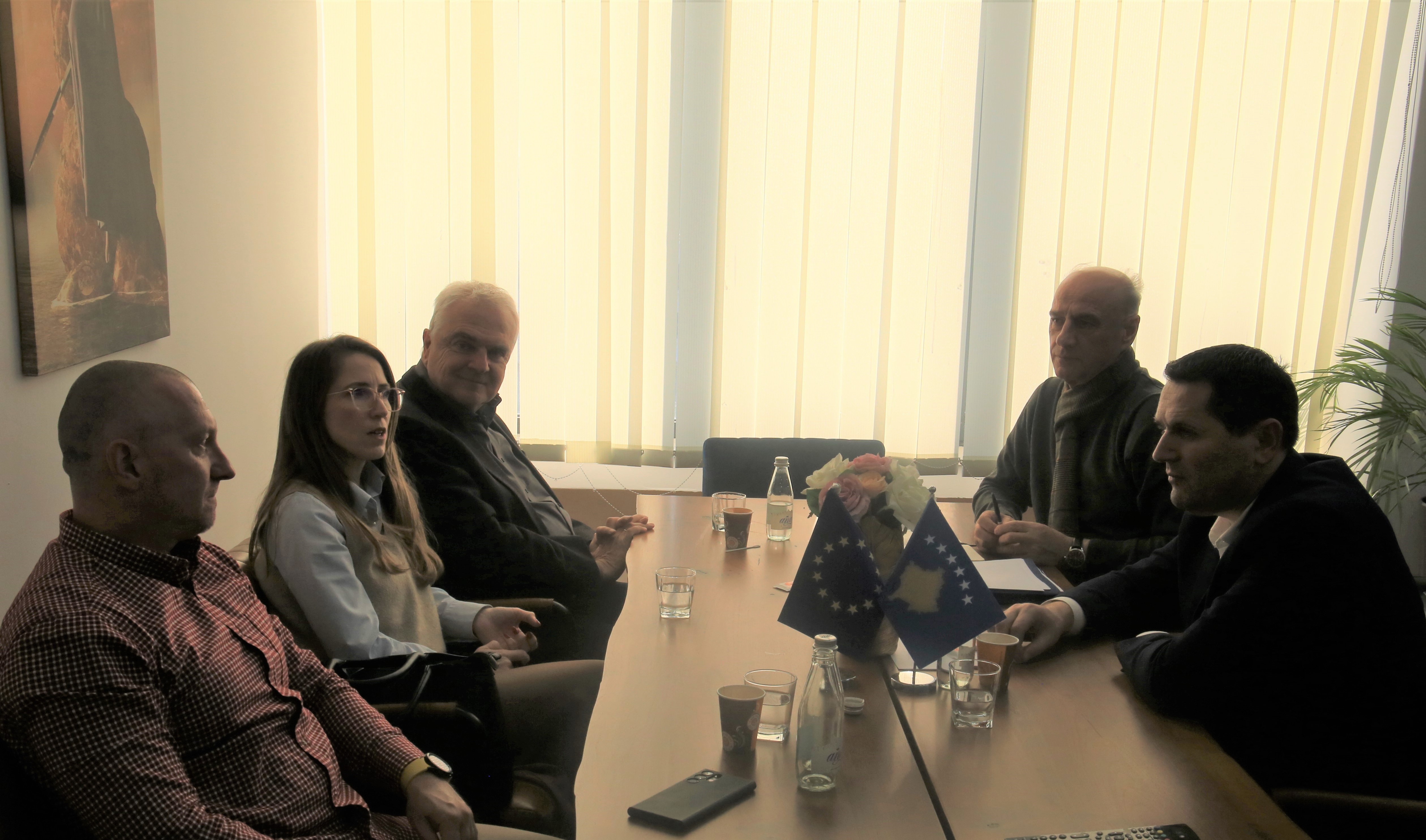 Chairman Maloku hosted EUKOJUST project leader Mr. Volkmar Theobald in a farewell meeting