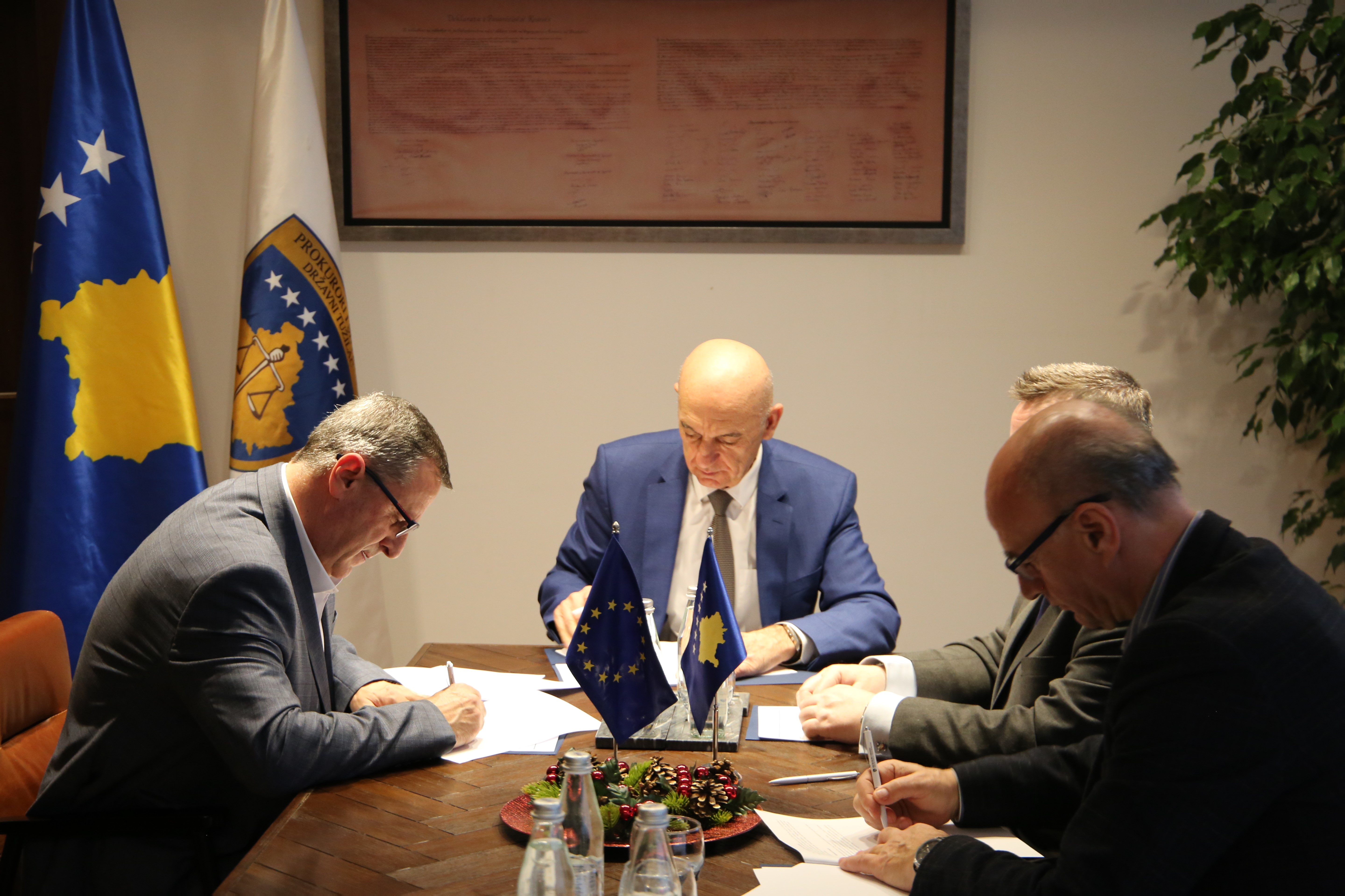 The State Prosecutor and the Council of Europe sign a cooperation memorandum for the exchange of experiences in the field of investigation and prosecution against money laundering