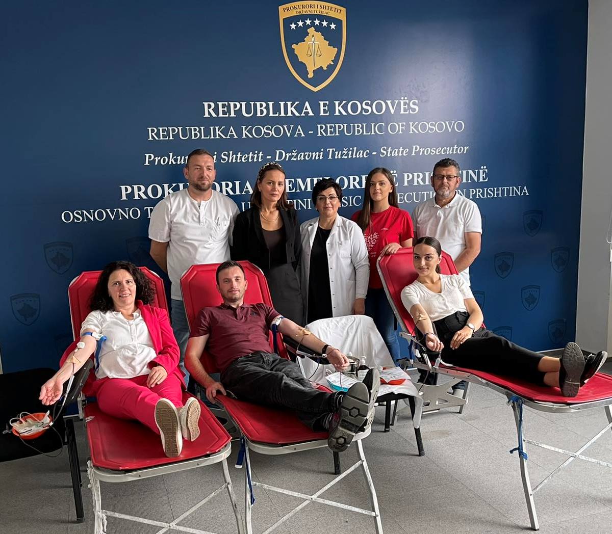 Vazhdon aksioni vullnetar i dhurimit të gjakut në Prokurorinë Themelore në Prishtinë