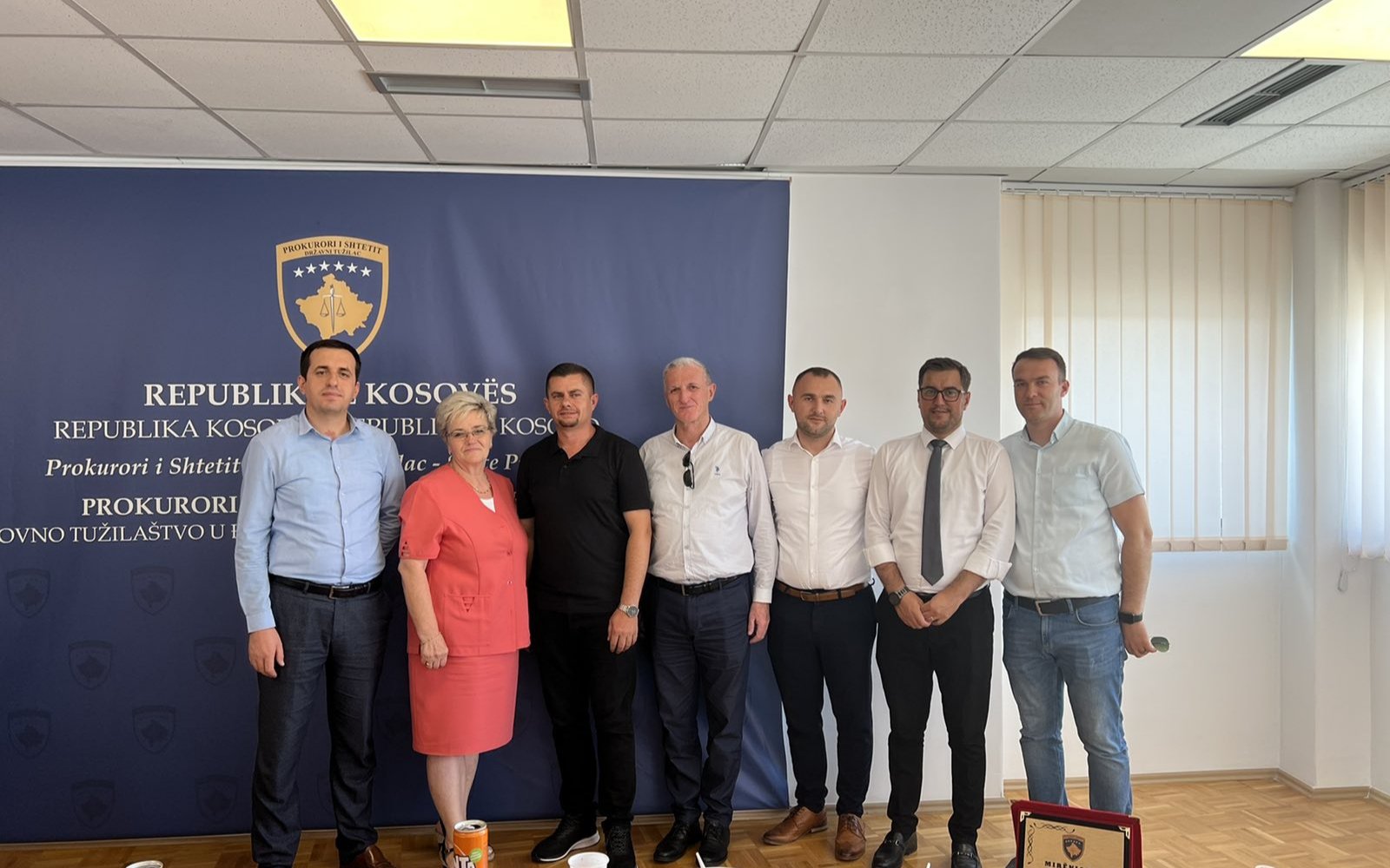 U.D. Kryeprokurori Enis Gashi, mbajti takim falënderimi për kontributin dhe punën e kryer te prokurorit Nazmi Krasniqi ne Prokurorinë Themelore në Gjakovë