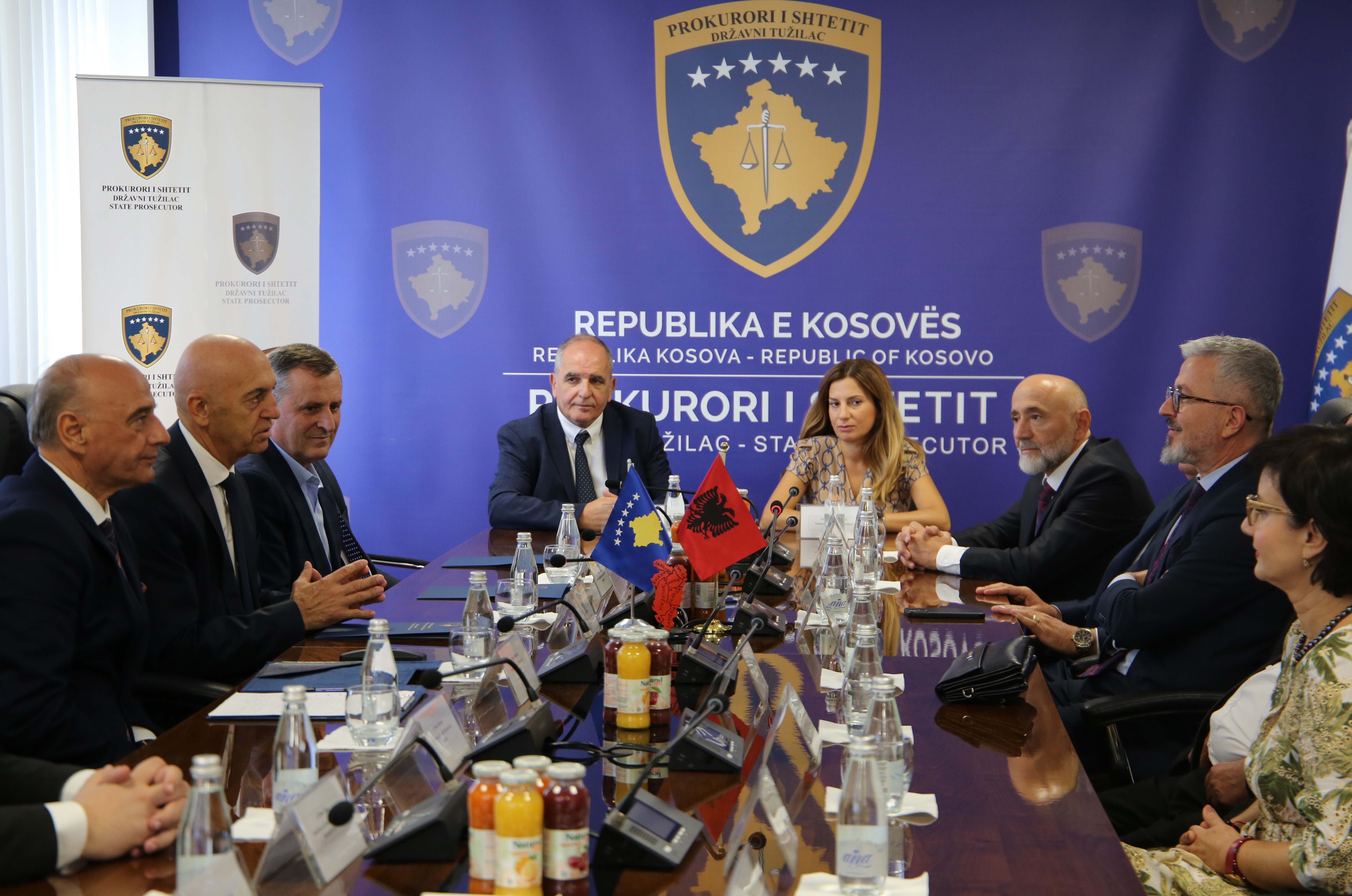 Vršilac Dužnosti Glavnog Državnog tužioca primio je na sastanku predstavnike Visokog Saveta Tužilaštva Albanije