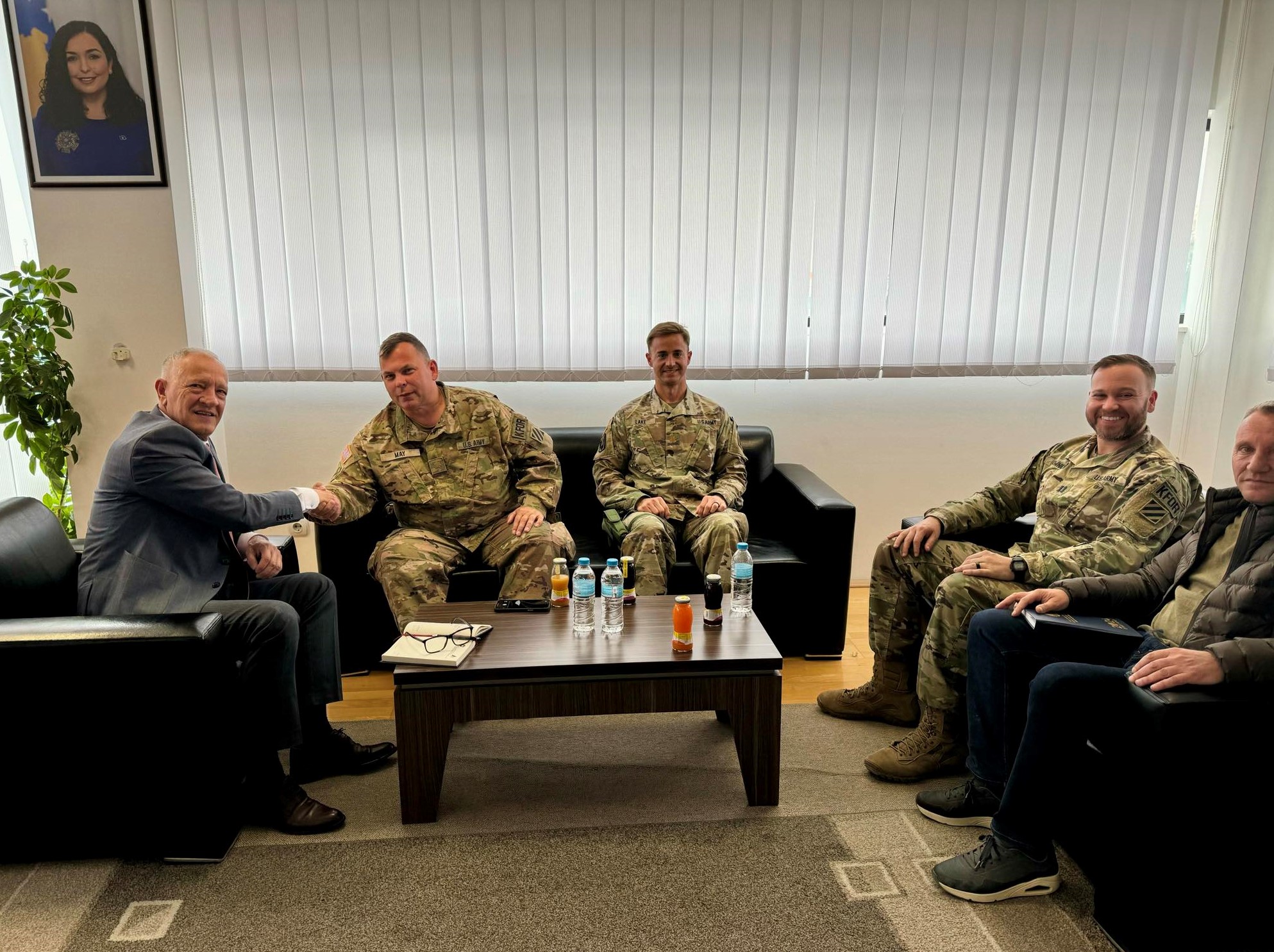 Chief Prosecutor Jashari hosted members of the American KFOR in a meeting