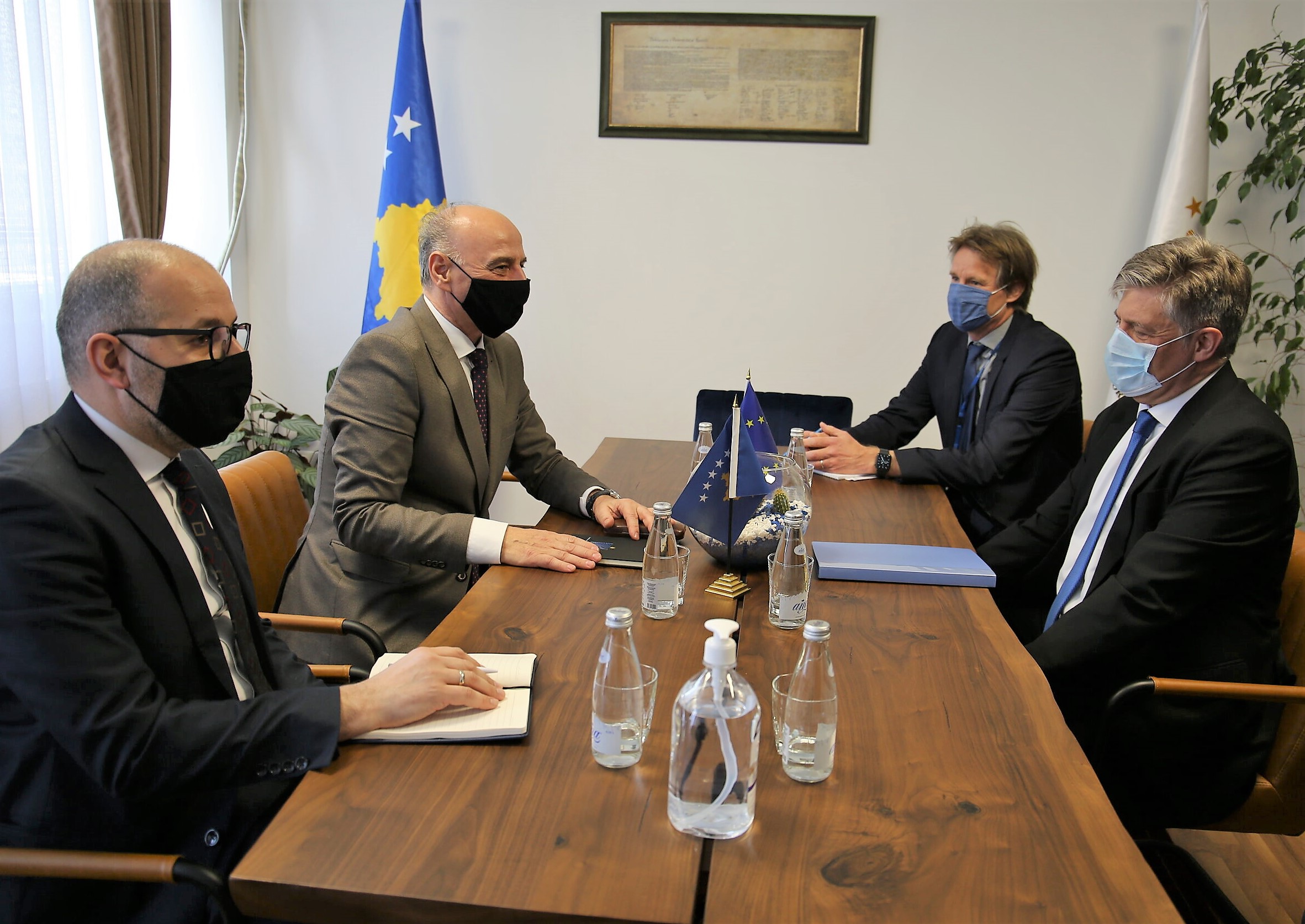 Chairman Maloku received in a meeting the Head of the EULEX Wigemark