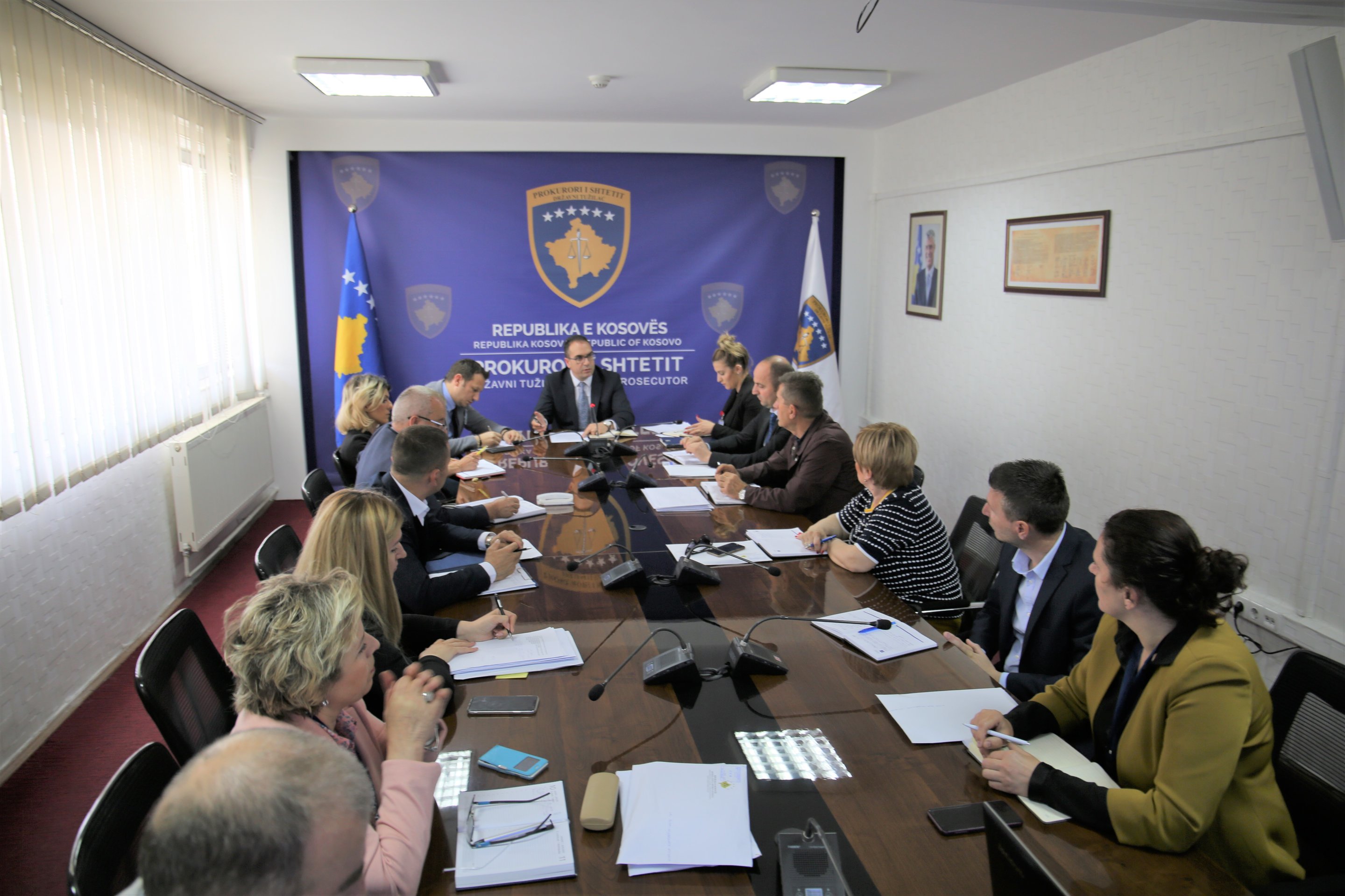 Coordinating meeting with administrators of the prosecution offices is hel