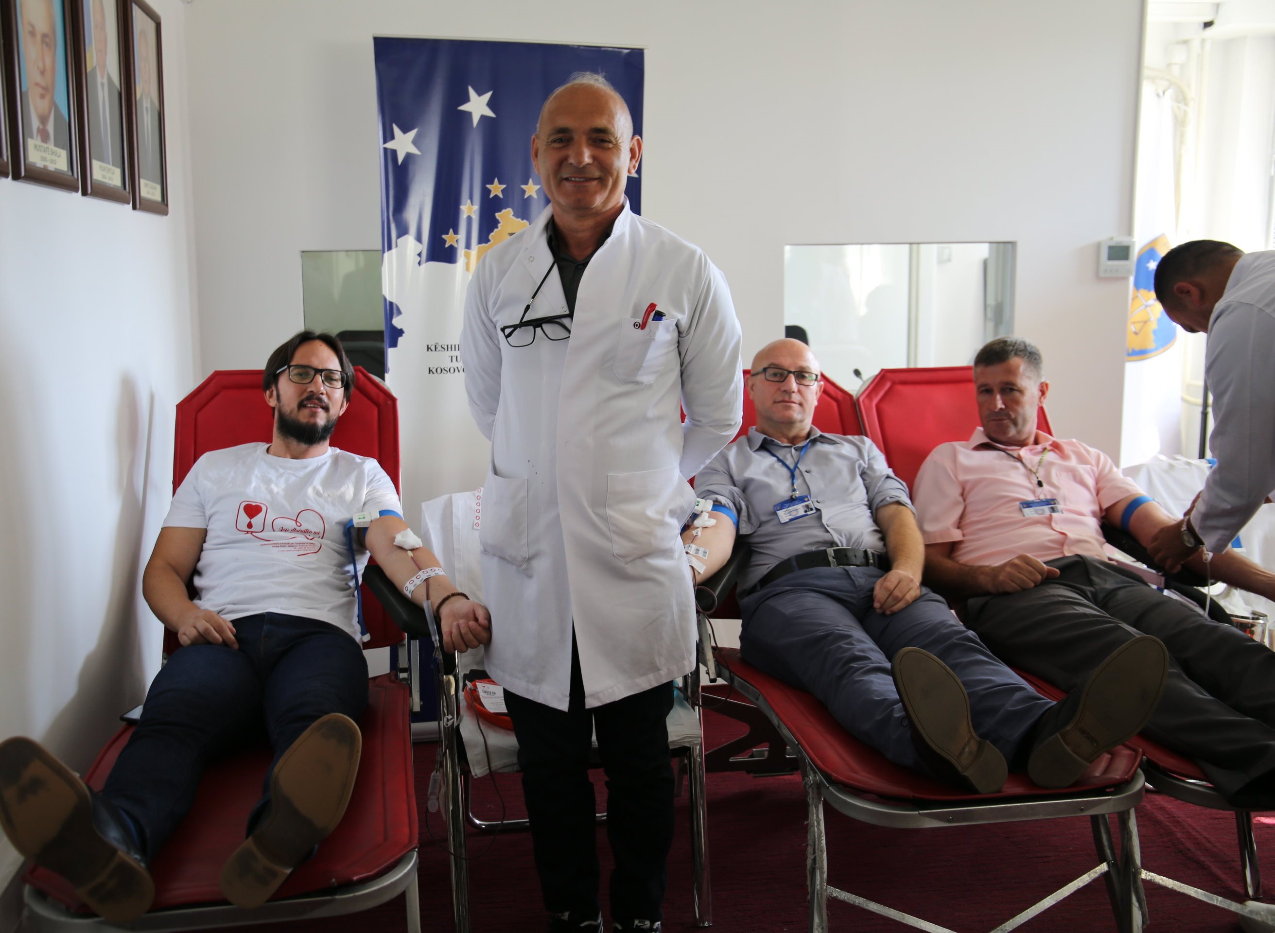 A voluntary blood donation action was held in the prosecutorial system