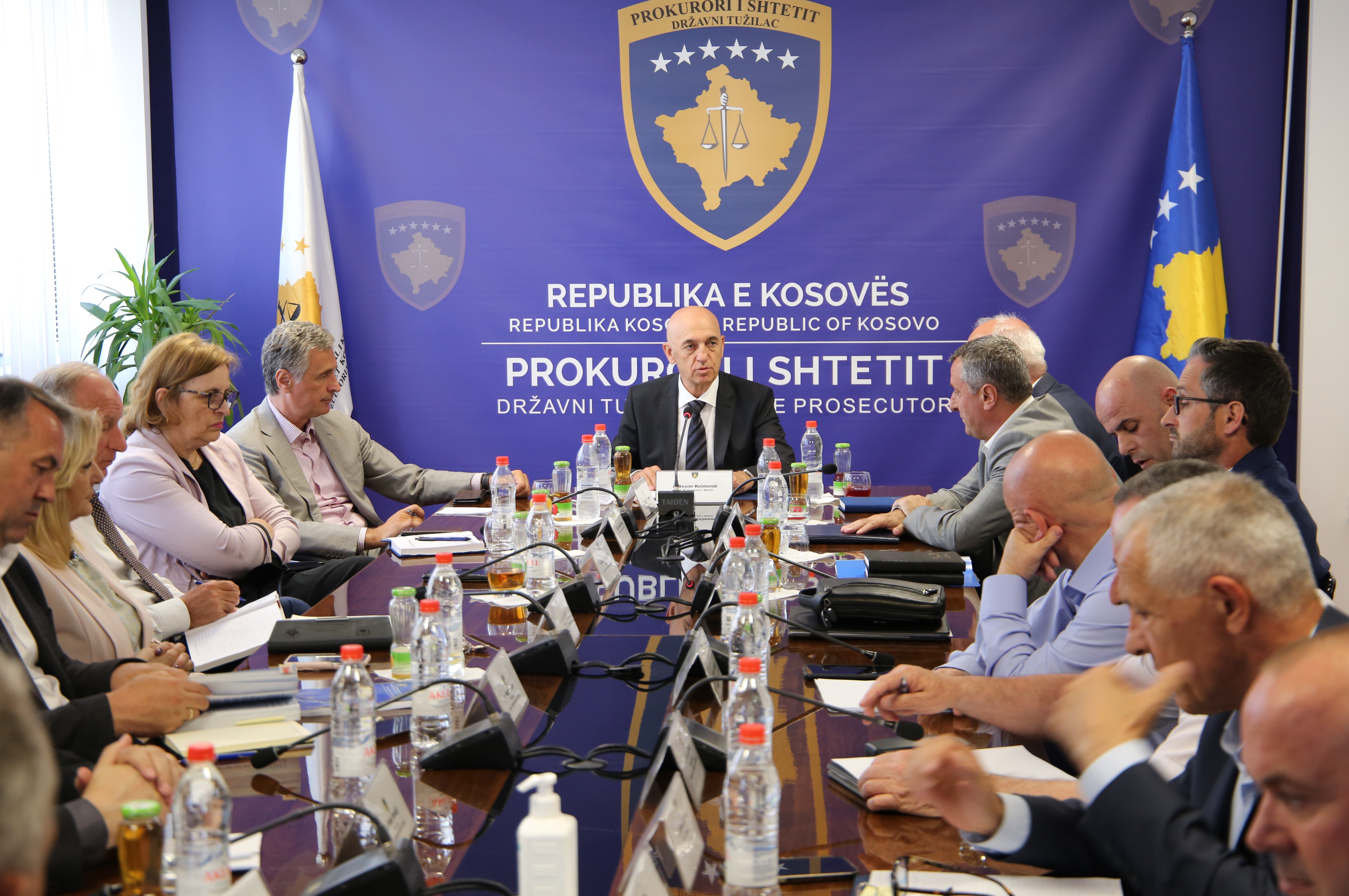 The Acting Chief State Prosecutor held a meeting with the Collegium of Prosecutors of the Office of the Chief State Prosecutor and Chief Prosecutors of Prosecution Offices of the Republic of Kosovo