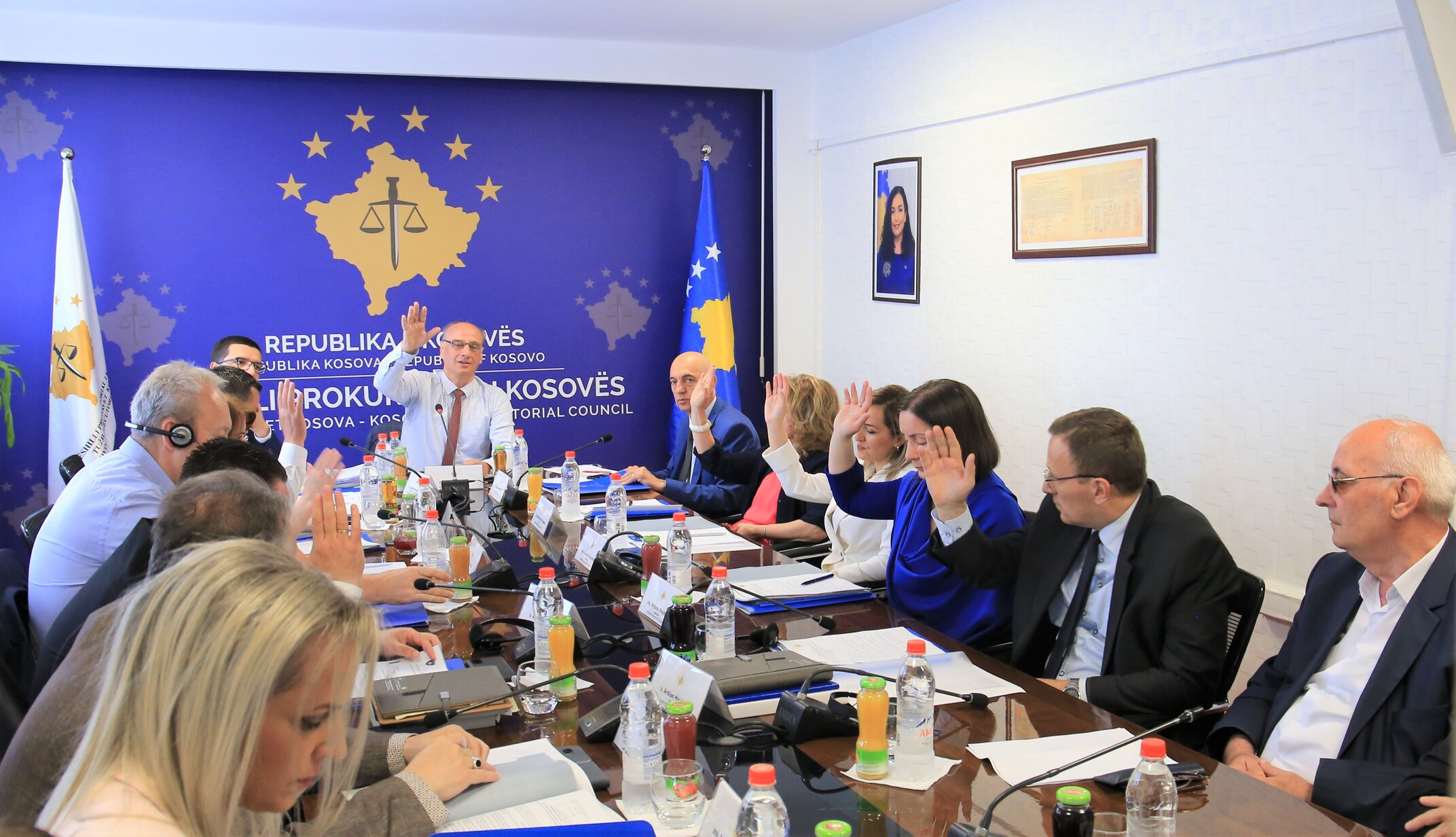 The 215th meeting of the Kosovo Prosecutorial Council is held